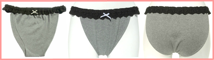 【２５％OFF】Ｒｉ楽ショーツバラレース【オーガニックコットン１００％】