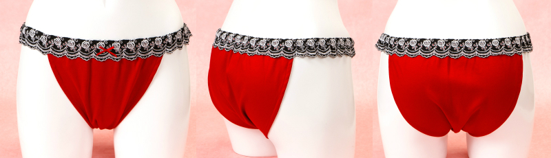 【２０％OFF】Ｒｉ楽ショーツバラレース【カラー刺繍】