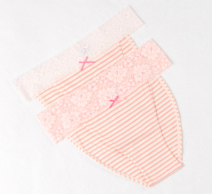 10％OFF　ストレッチ【オーガニックコットン100％　茜ピンク】深め　Ｌ