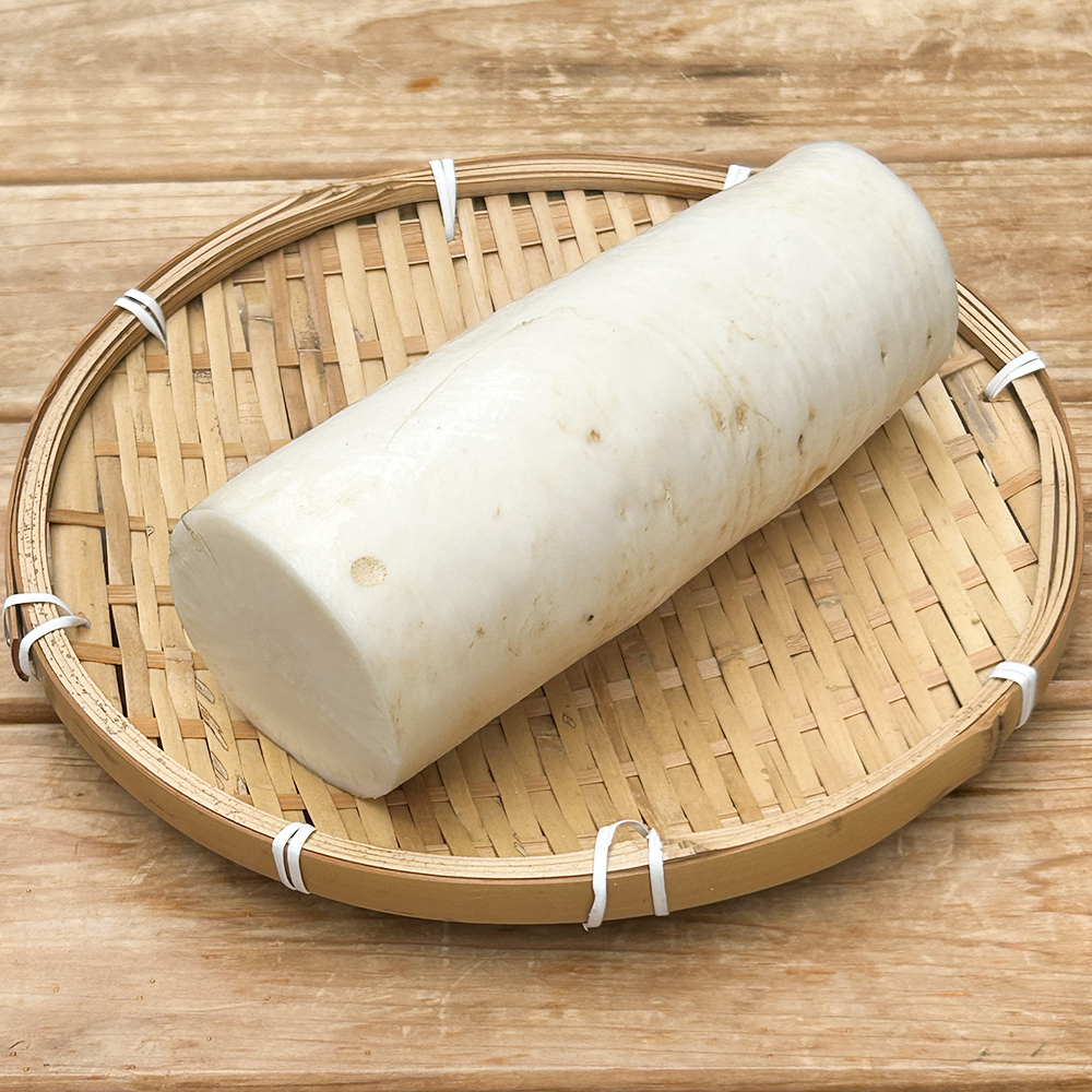 【新鮮豊受野菜】豊受みの早生大根（カット、葉なし）