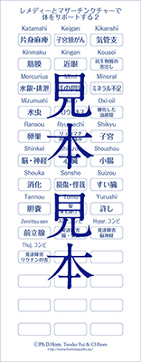 バラ15.　自分で貼るレメディーシール（レメディー+マザーチンクチャー②）