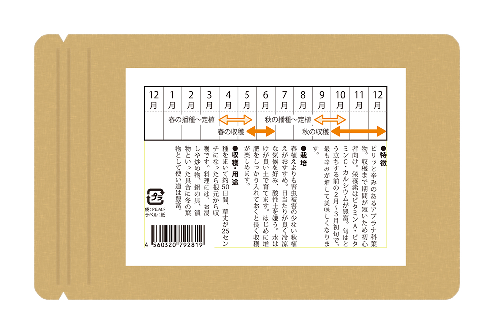 宇迦魂の種　黄からし菜