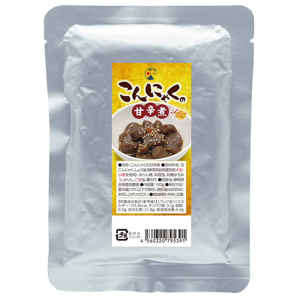 こんにゃくの甘辛煮（はちみつ入り）