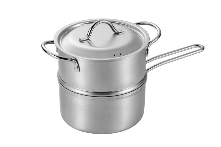 燕熟の技 ステンレスミニ2段蒸し器14cm