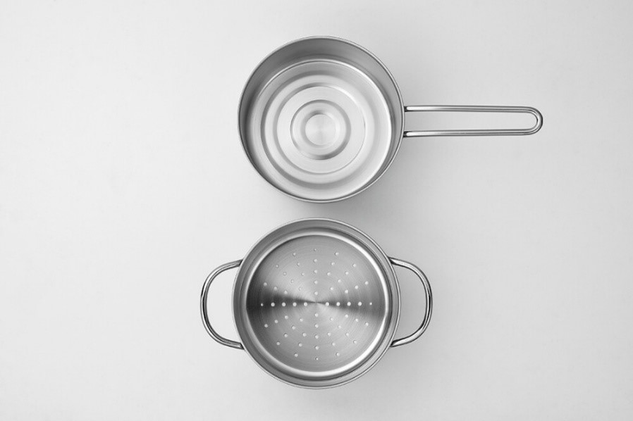 燕熟の技 ステンレスミニ2段蒸し器14cm